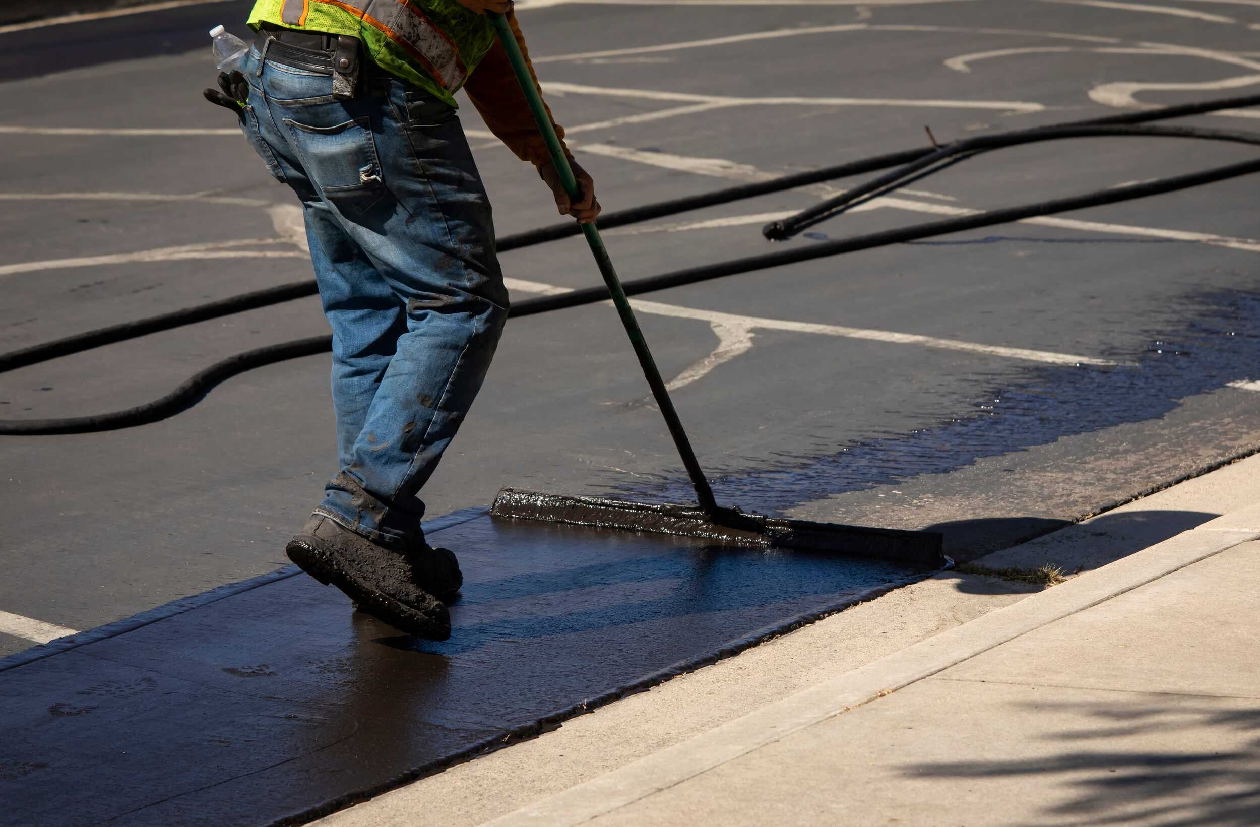 Parking lot Maintenance.